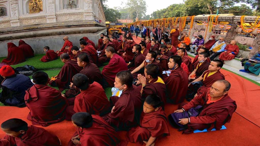 There are monks and nuns from all over the world