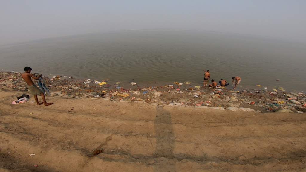 Patipul Ghat was full of trash