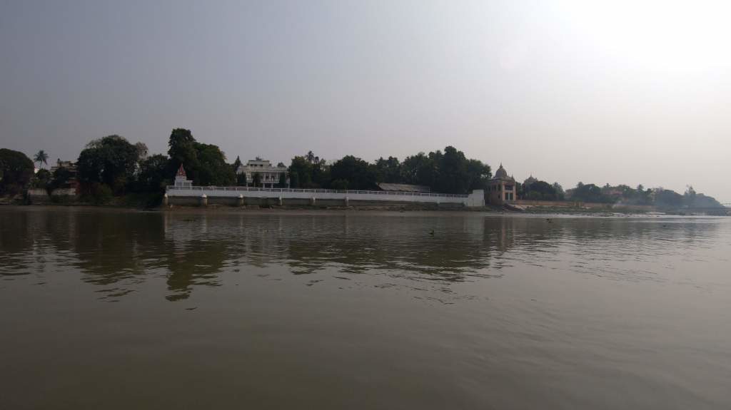 A temple complex just outside Calcutta