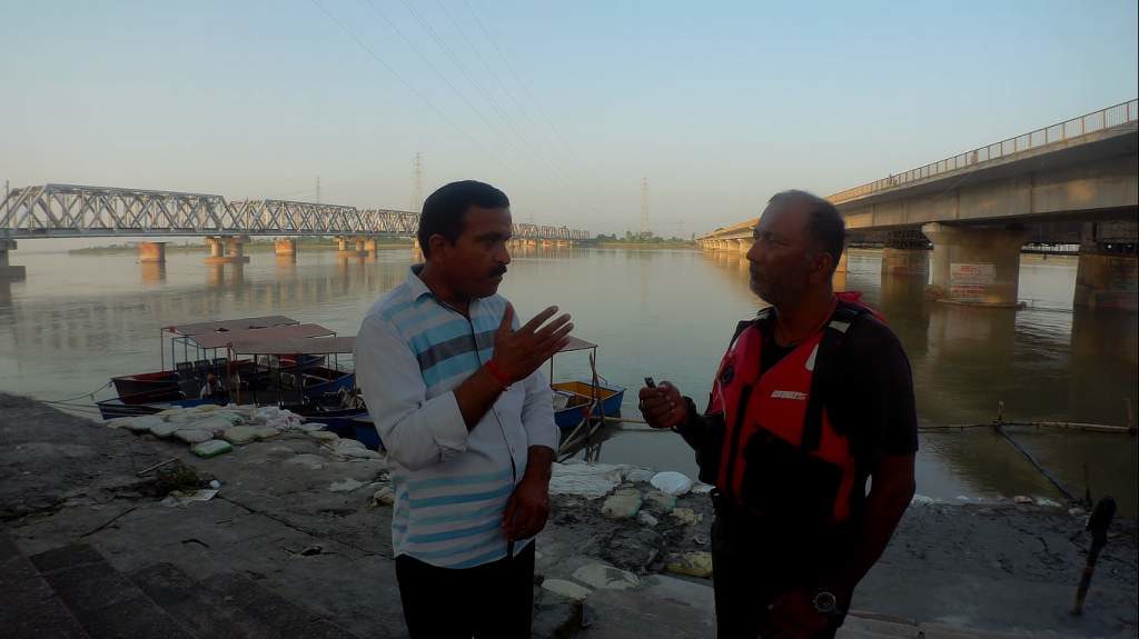 Oct 06 - Interviewing Mr Ashok Sharma, Regional Coordinator for Namami Gange